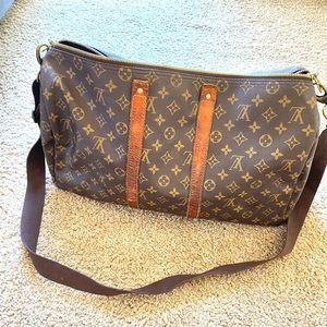 AUTHENTIC LOUIS VUITTON KEEPALL BOSTON 45 MONOGRAM WEEKEND BAG *MISSING HANDLES*